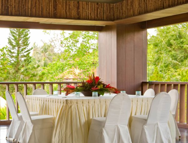 Conference Table Set Up